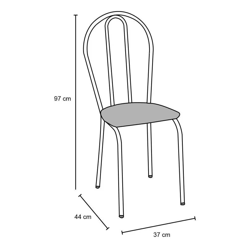 Jogo de Mesa e 04 Cadeiras Thais com Tampo Granito Craquelada/Assento Rattan - Artefamol