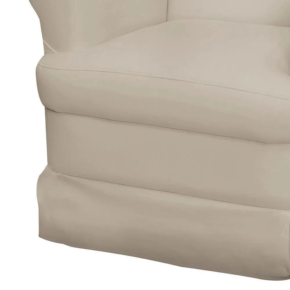 Poltrona de Amamentação Sabrina Sintético Bege - Phoenix Baby