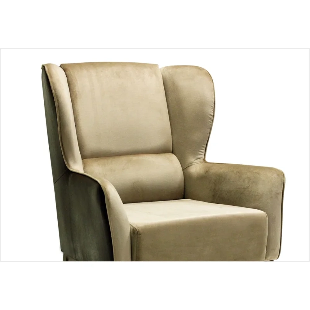 Kit 2 Poltronas Decorativas Base Madeira Milena Composê B-98/C-68 - Domi