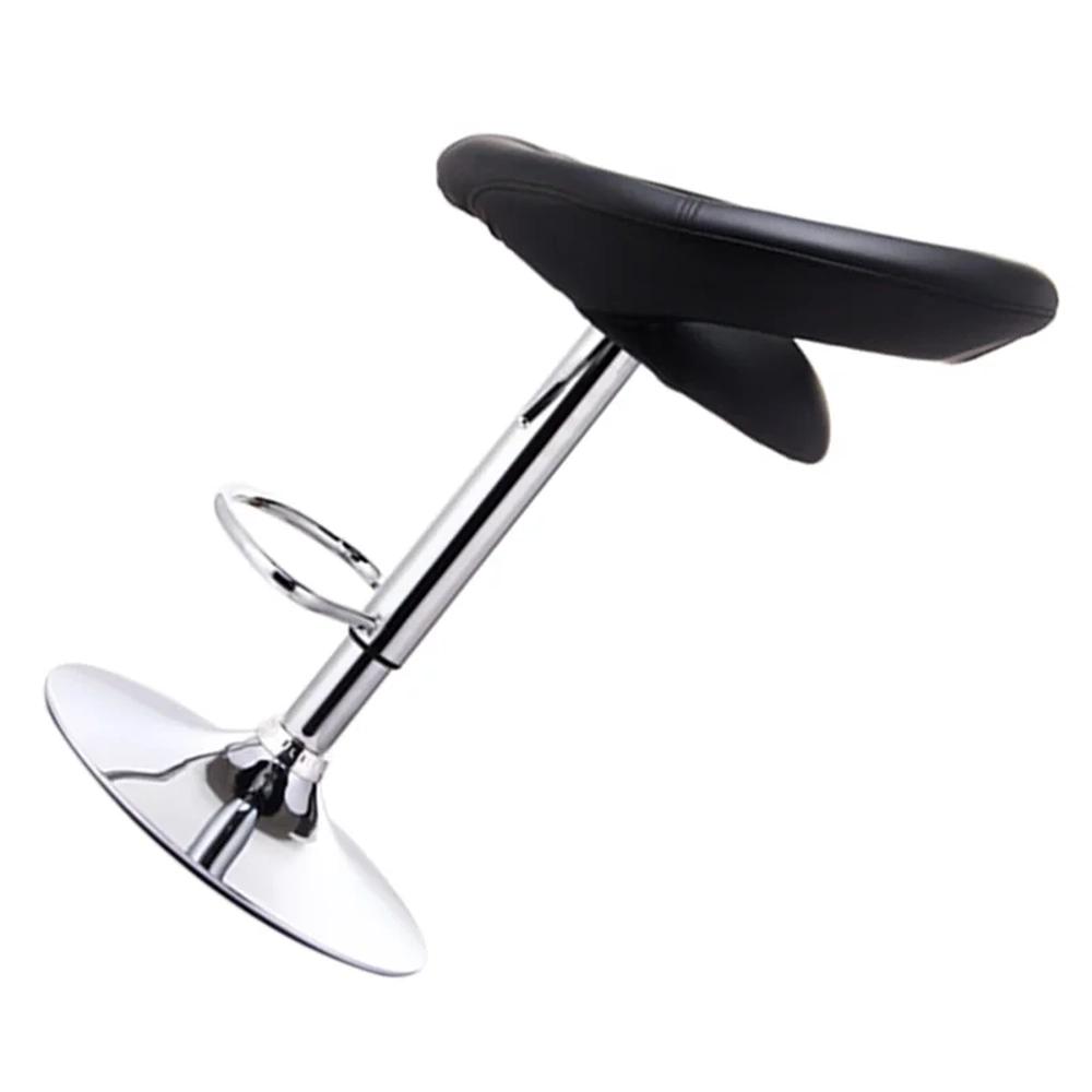 Banquetas Salão Estofadas Lux Regulagem Kit 2 Preto -  Facthus