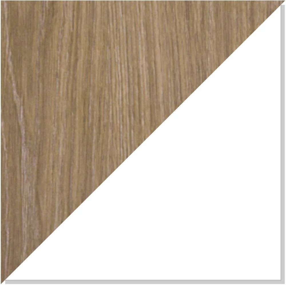 Armário de Cozinha Com Fruteira e Nicho Ibiza Branco/Castanho - Lumil Móveis