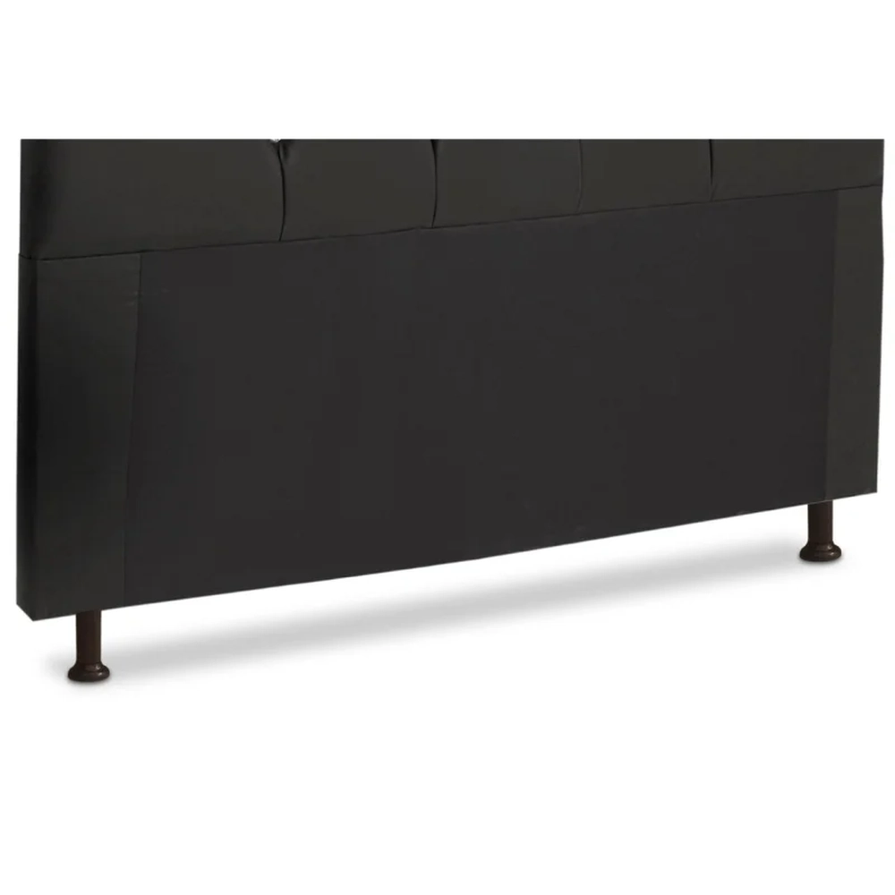 Cabeceira Para Cama Box Casal Queen Franca 160cm Corano Preto - JS Móveis