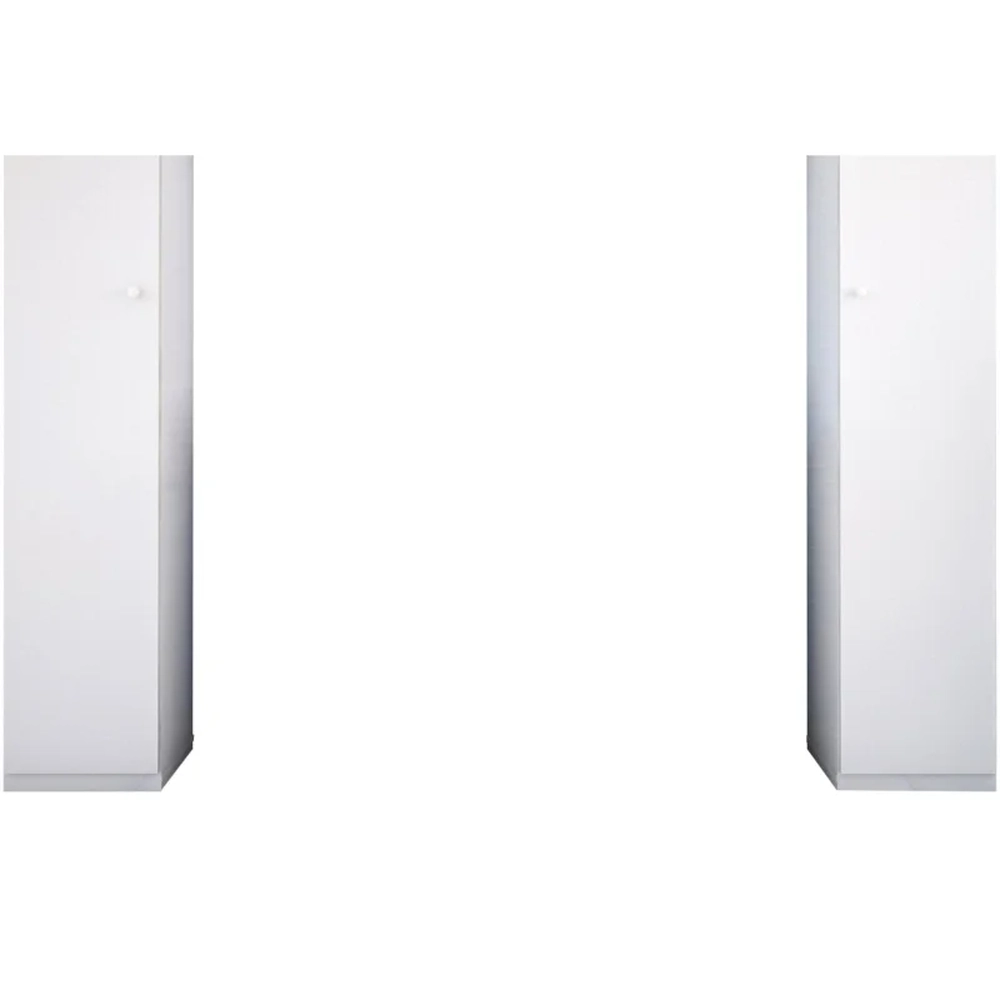 Kit Armários Multiuso Lavanderia Eloísa 05 Portas Branco - Phoenix