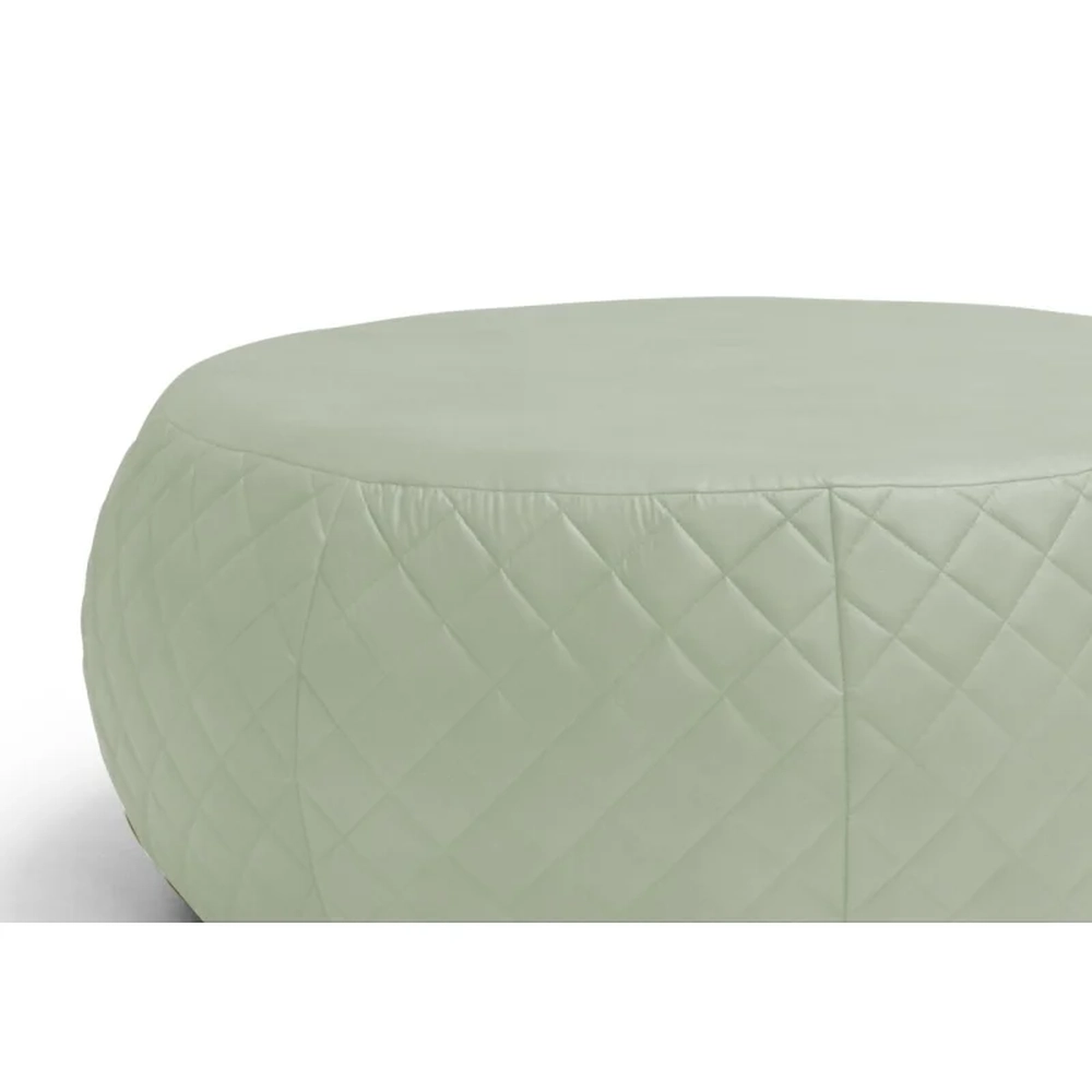 Puff Decorativo 105cm Tressê C26 Sintético Bege Claro - Domi