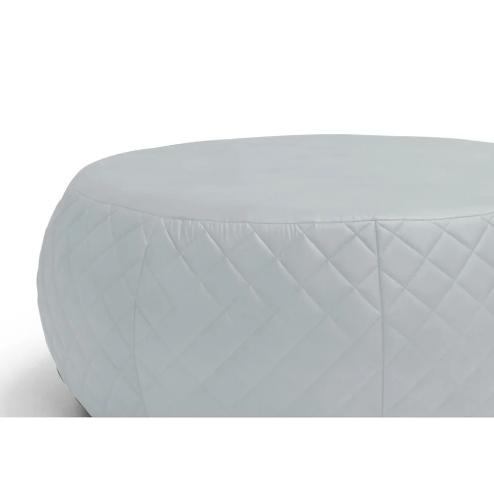 Puff Decorativo Golf 105cm Tressê C12 Sintético Branco - Domi