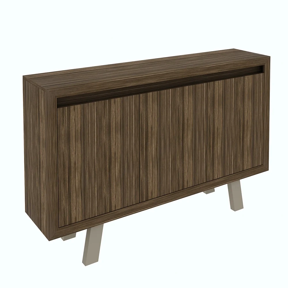 Balcão 03 Portas ME4120 Nogal - Tecno Mobili