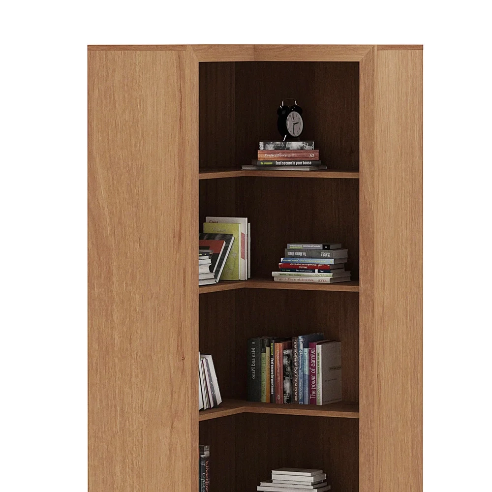 Armário de Canto Para Escritório ME4132 Amêndoa - Tecno Mobili