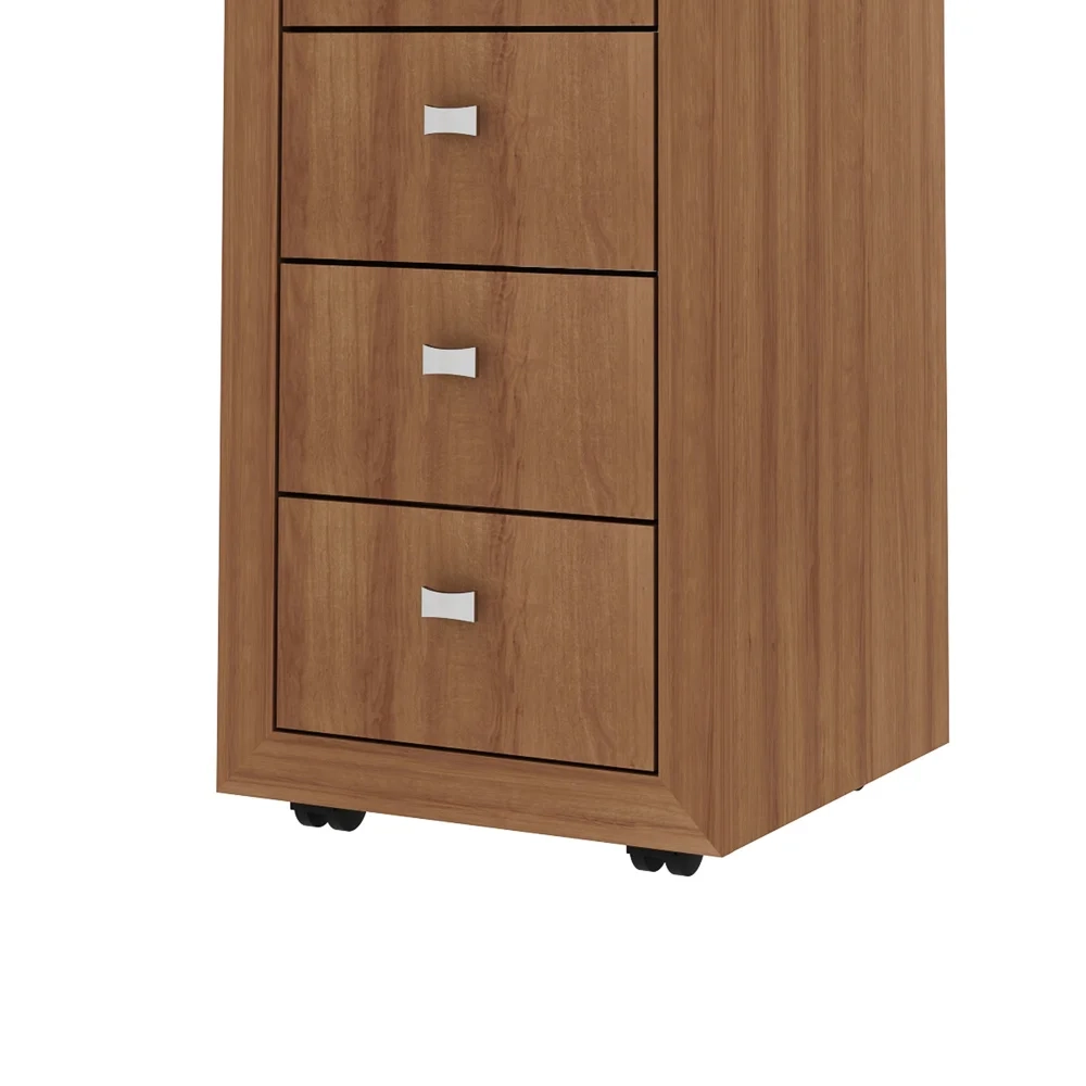 Gaveteiro 4 Gavetas ME4133 Amêndoa - Tecno Mobili