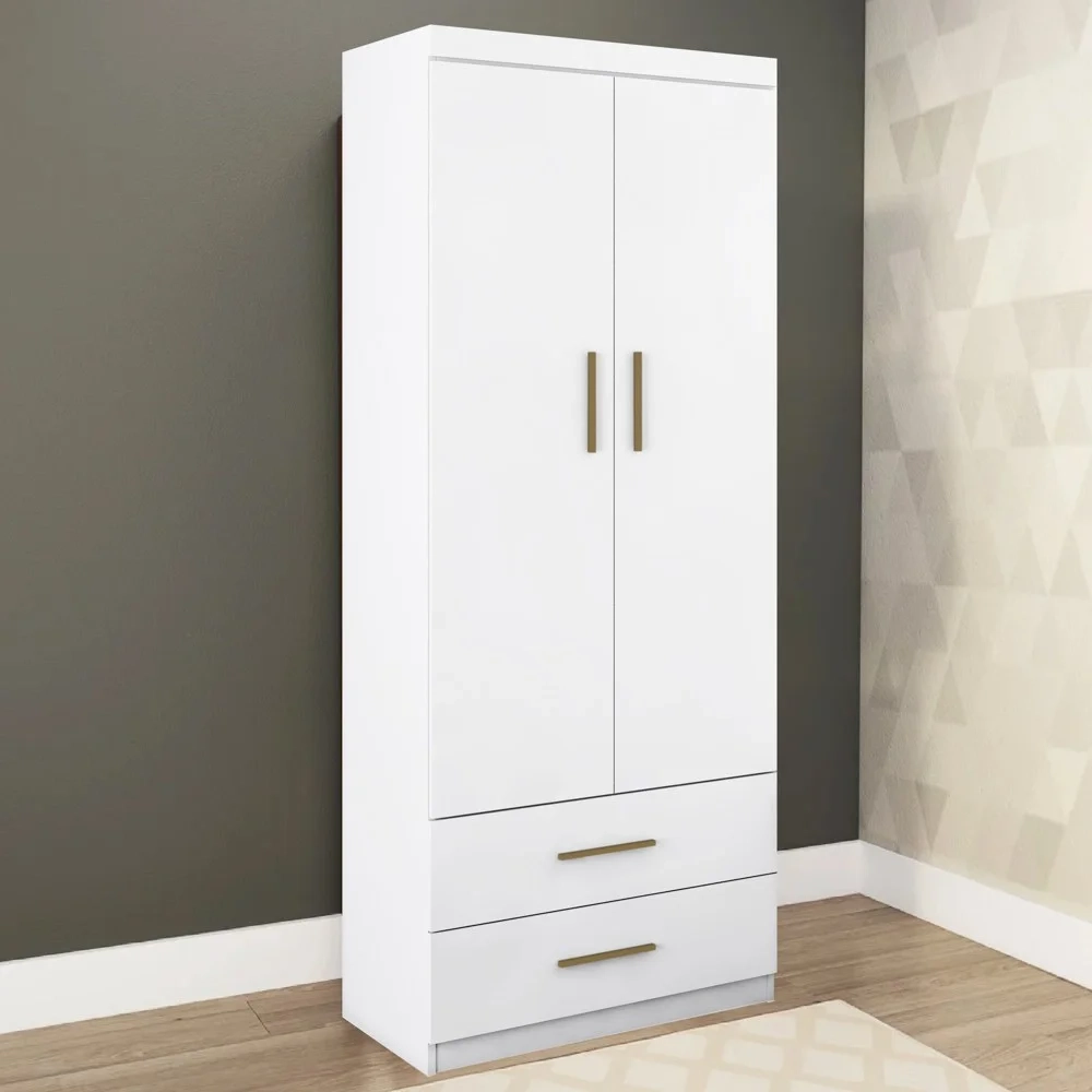 Quarto Infantil Modulado 4 Portas Com Bicama Chiara Branco - Phoenix