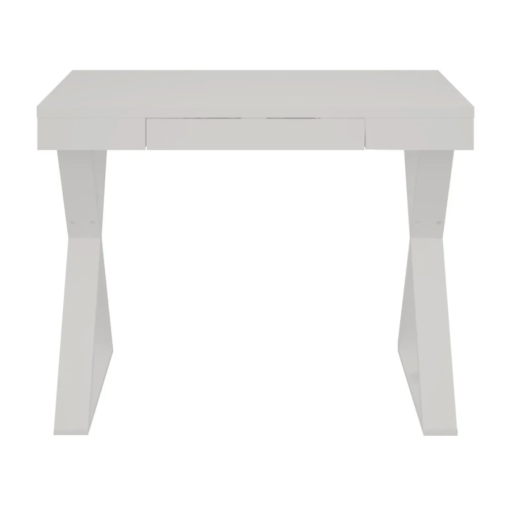 Mesa para Computador Escrivaninha Veneza Web Branco - Artany