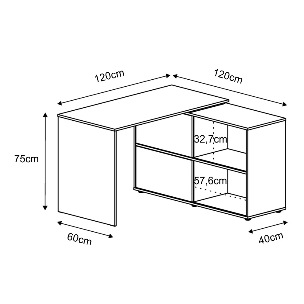 Mesa para Computador Notebook Mingle Web Branco - Artany