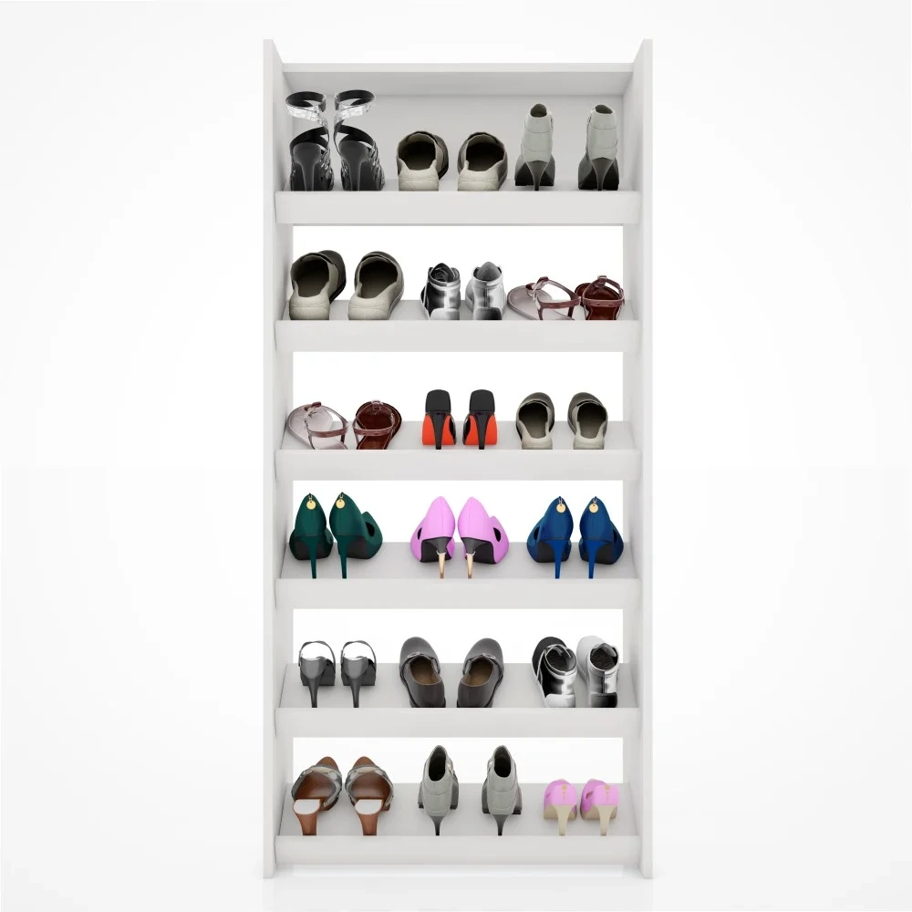 Armário Multiuso Sapateira Paris Branco - Lumil Móveis