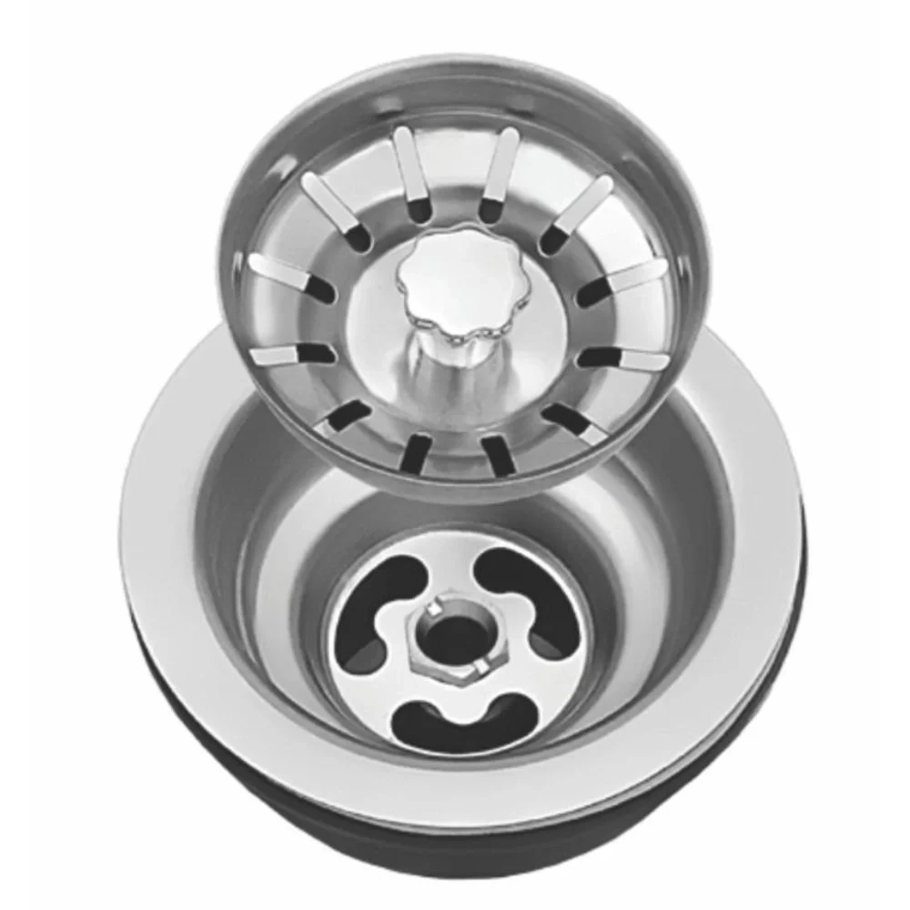 Armário Aéreo Parma e Balcão Gabinete Lisboa com Pia Inox 150cm Branco/Castanho - Lumil Móveis