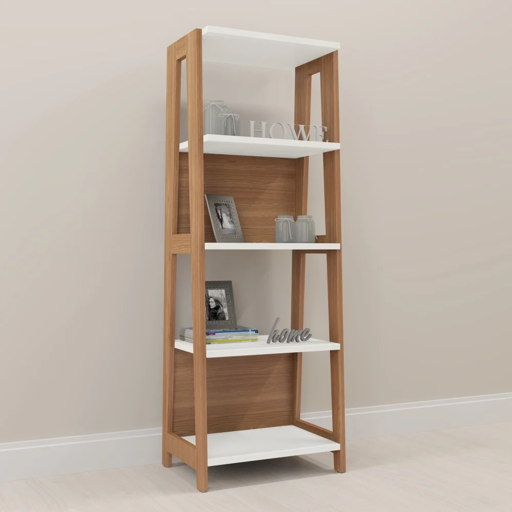 Estante Escada com Prateleiras Trend 26125 Hanover/Off White - Artesano