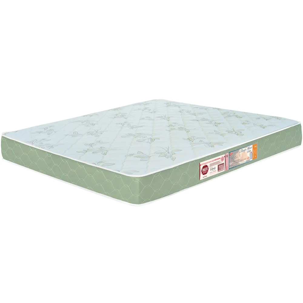 Colchão Casal Queen Sleep Max 158x198x25cm Branco/Verde - Castor