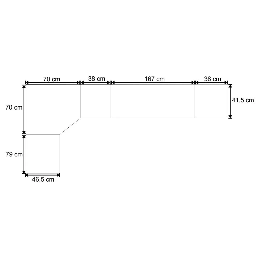 Jogo de Quarto Casal Modulado 007 Master Avelã Rústico/Ártico Rústico - Eucamóveis