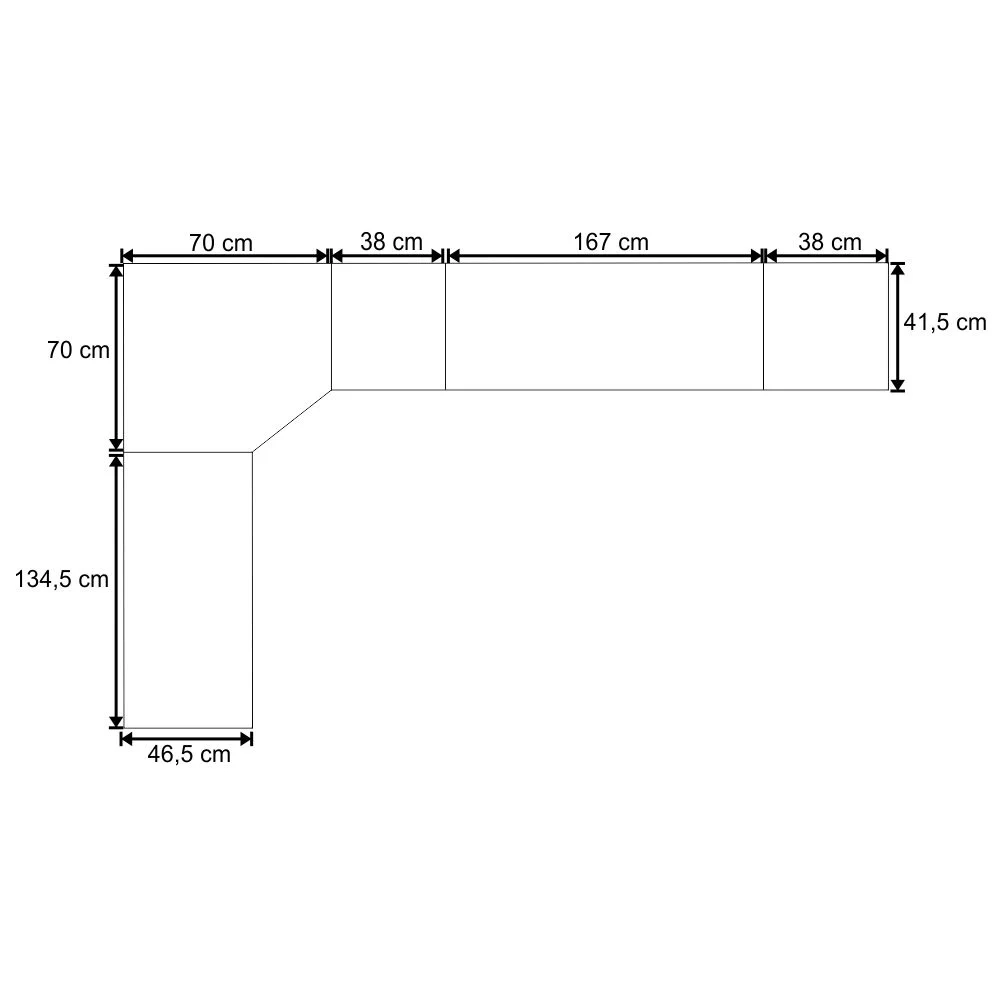 Jogo de Quarto Casal Modulado 012 Master Avelã Rústico/Ártico Rústico - Eucamóveis