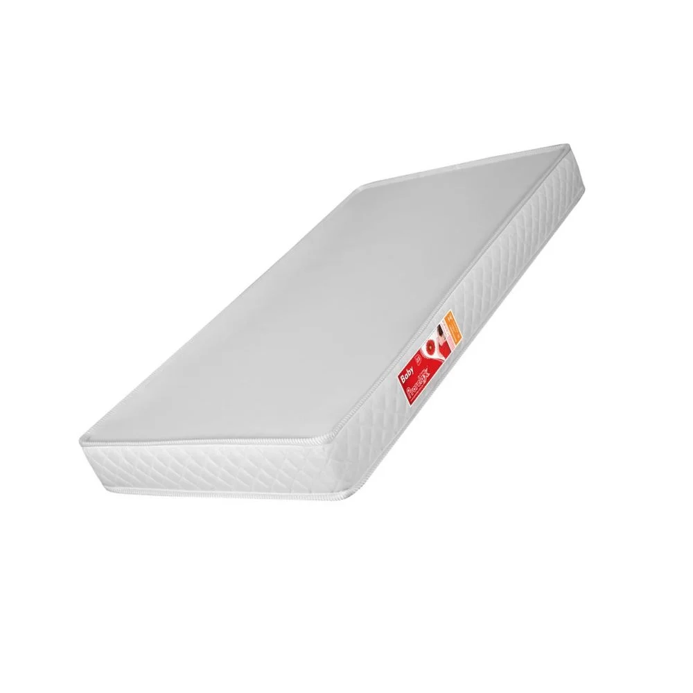 Colchão Quarto Berço 130x70x10cm Kit 2 Branco     - Prorelax