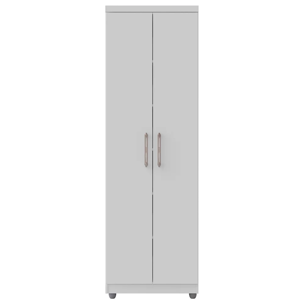 Kit 2 Armários Multiuso Organizador 2 Portas Sabrina Branco - AJL Móveis