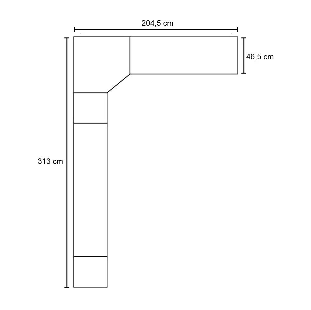 Jogo De Quarto Casal Modulado 6 Peças Master 005 Avelã Rústico/Ártico Rústico - Eucamóveis