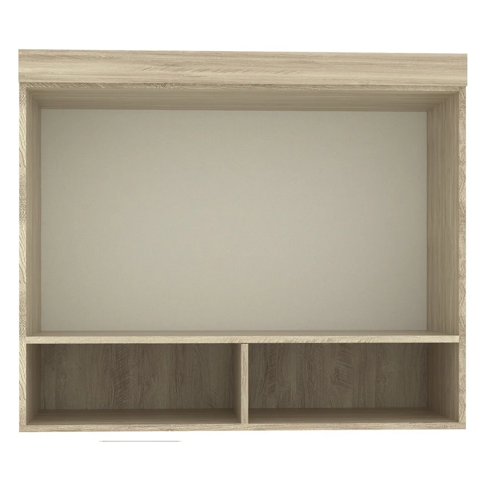 Jogo De Quarto Solteiro Modulado 4 Peças Master Avelã Rústico/Ártico Rústico - Eucamóveis