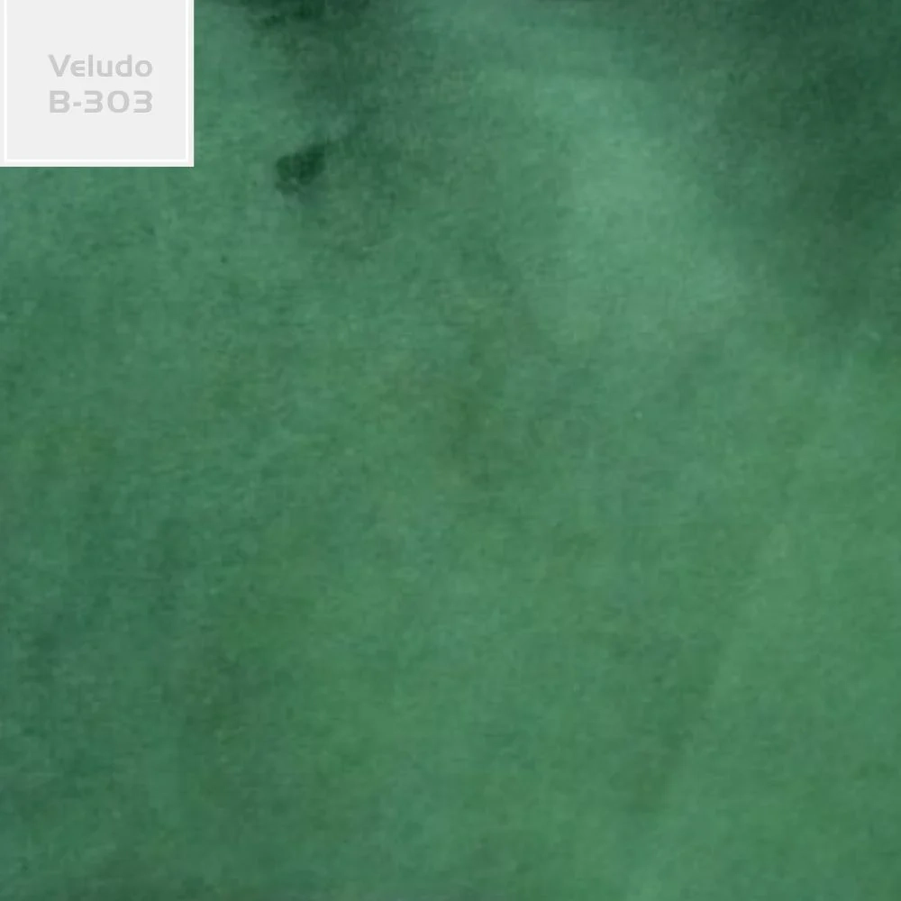 Poltrona Decorativa Sala de Estar Pés Palito Madeira Nina C-303 Veludo Verde - Domi