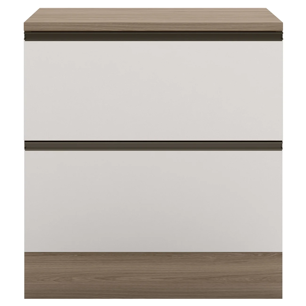 Balcão de Cozinha Cooktop 80cm Grace Carvalho Oak/Off White Z44 - Mpozenato