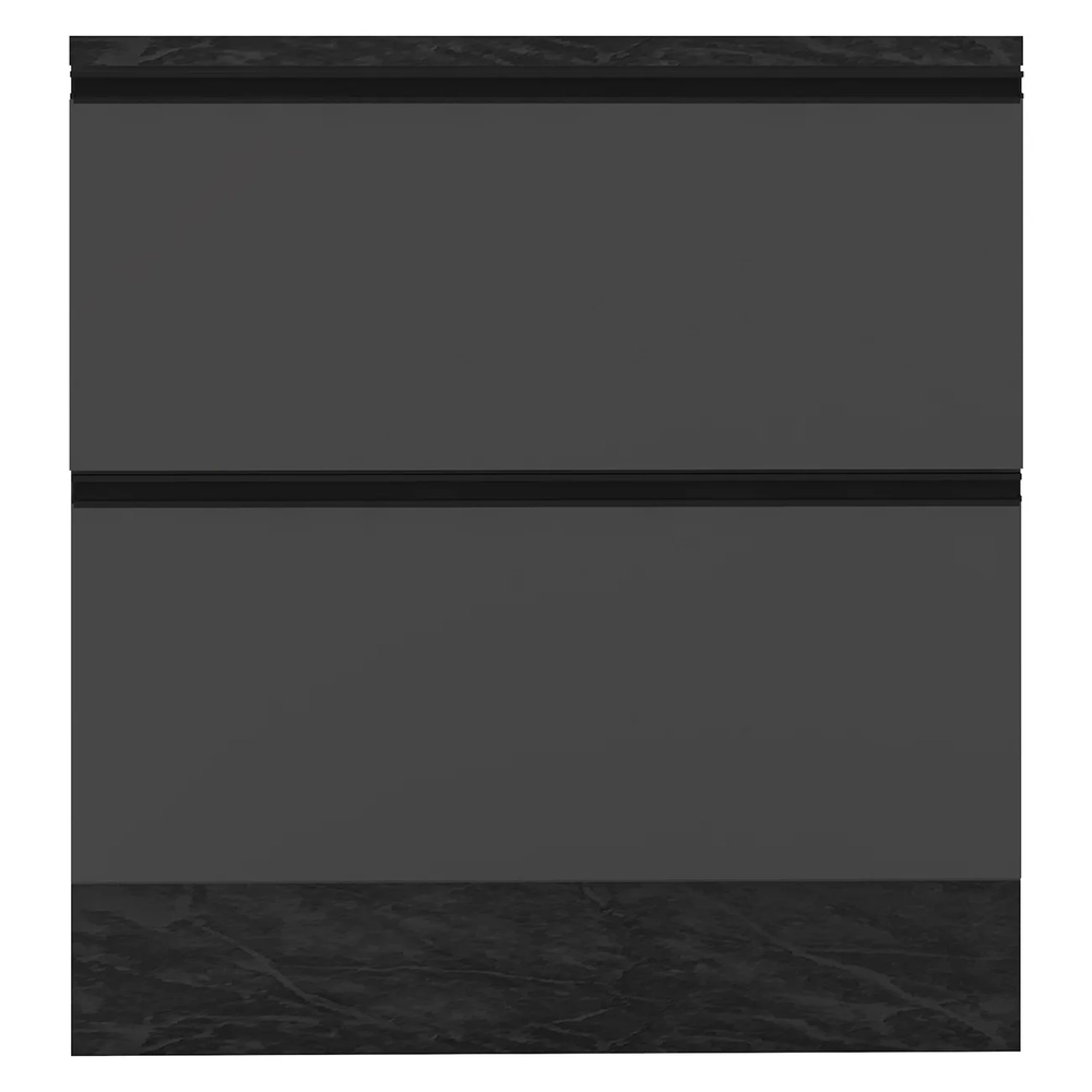 Balcão de Cozinha Cooktop 80cm Grace Grafite Z44            - Mpozenato