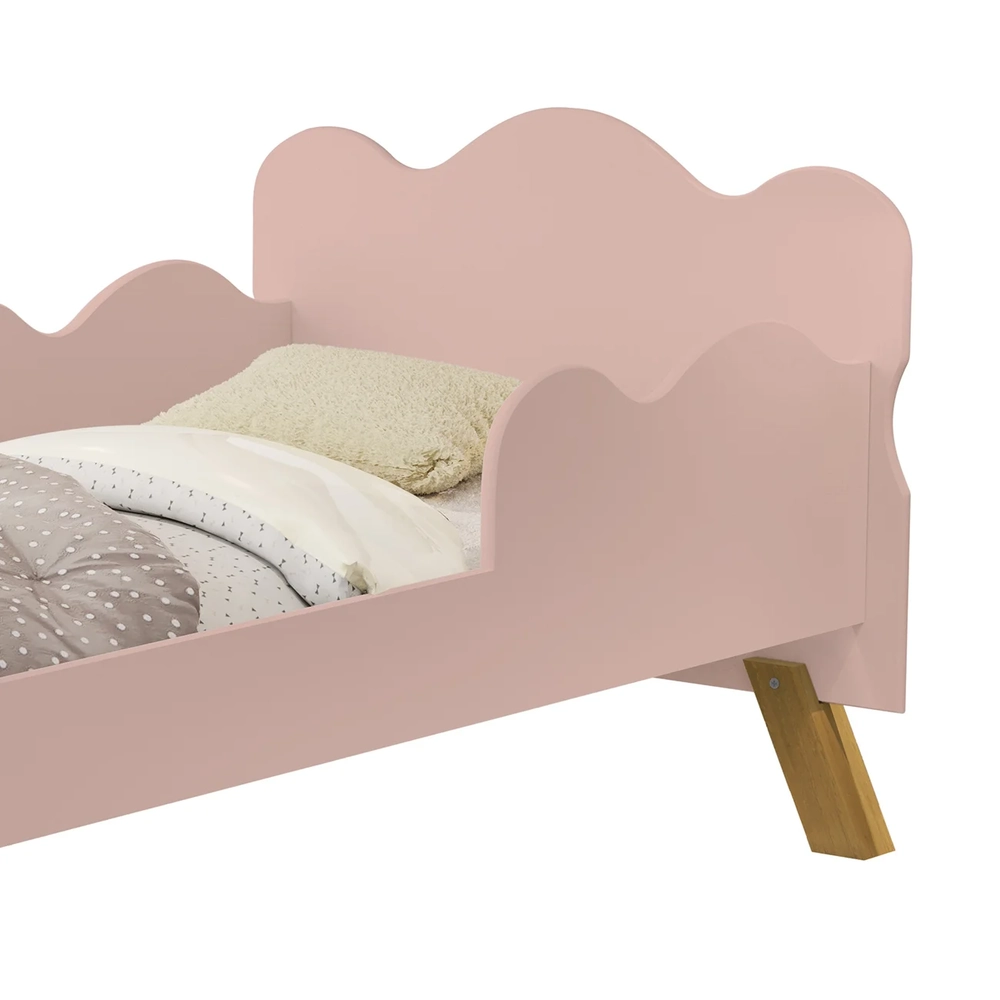 Mini Cama Infantil 148x68cm Proteção Lateral Vivi Rose Z53  - Mpozenato