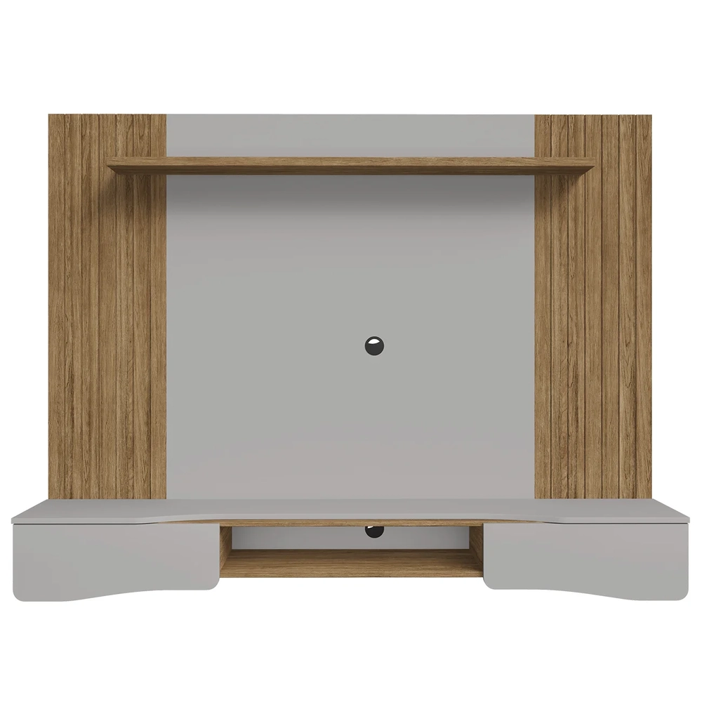 Painel TV 65 Pol e Bancada Suspensa 177cm Ivai Cinamomo/Off B02 - Mpozenato