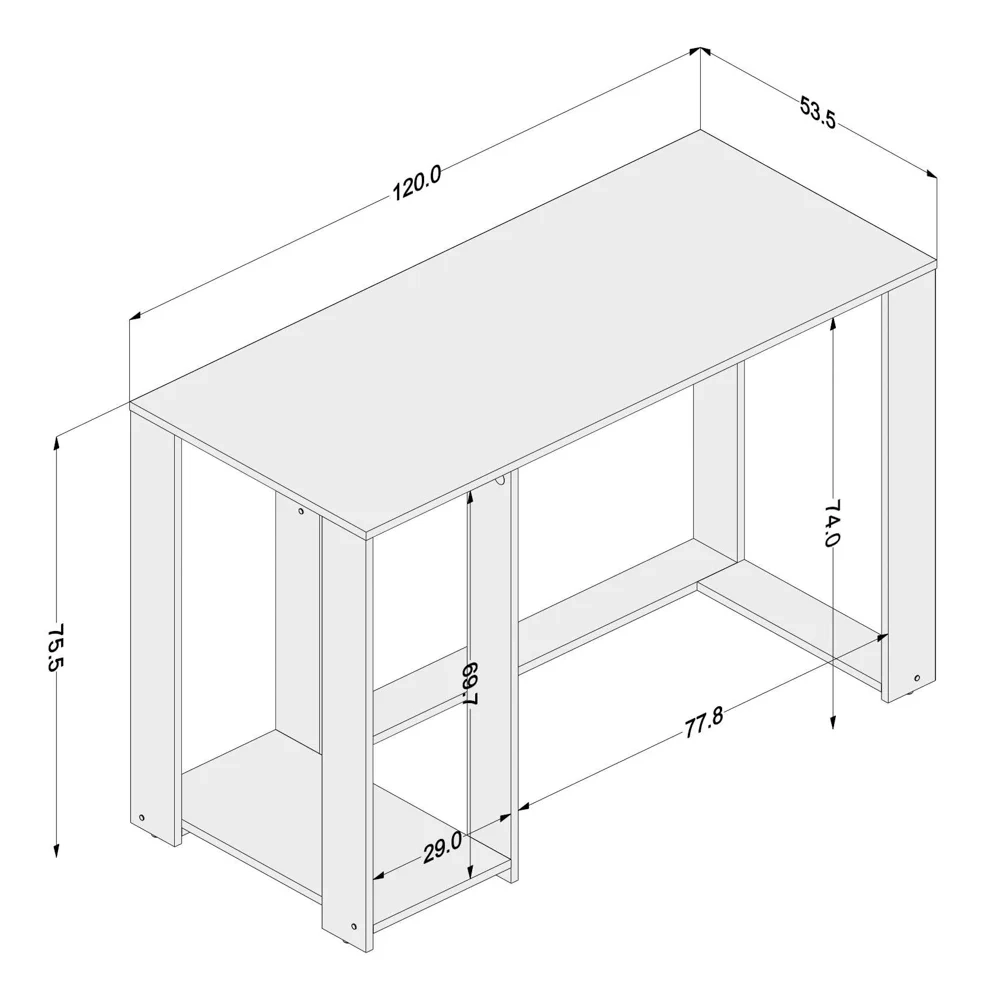 Mesa Para Computador Notebook Desk Game Singapura Preto/Vermelho - Politorno