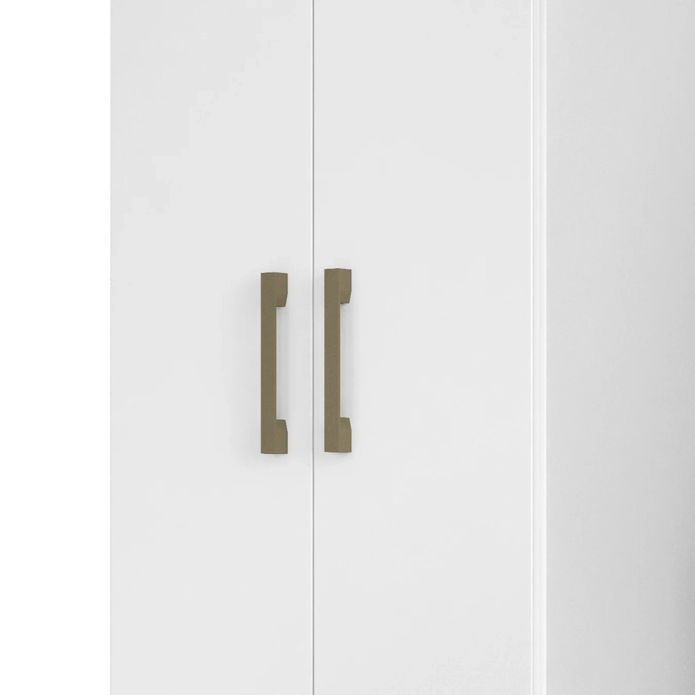 Armário Multiuso Lavanderia 55cm 2 Portas Staxx Branco Z17   - Mpozenato