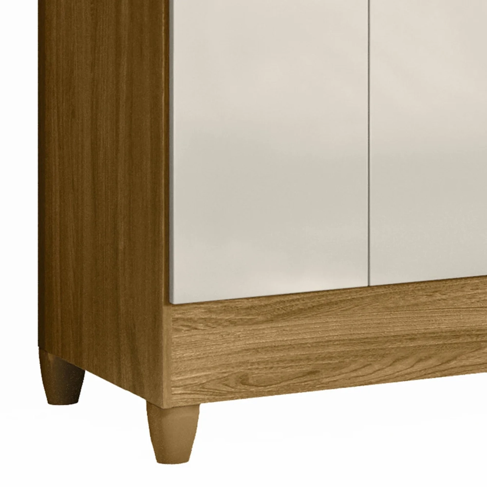 Guarda Roupa Casal 153cm 6 Portas Astra Freijó/Off Z17       - Mpozenato