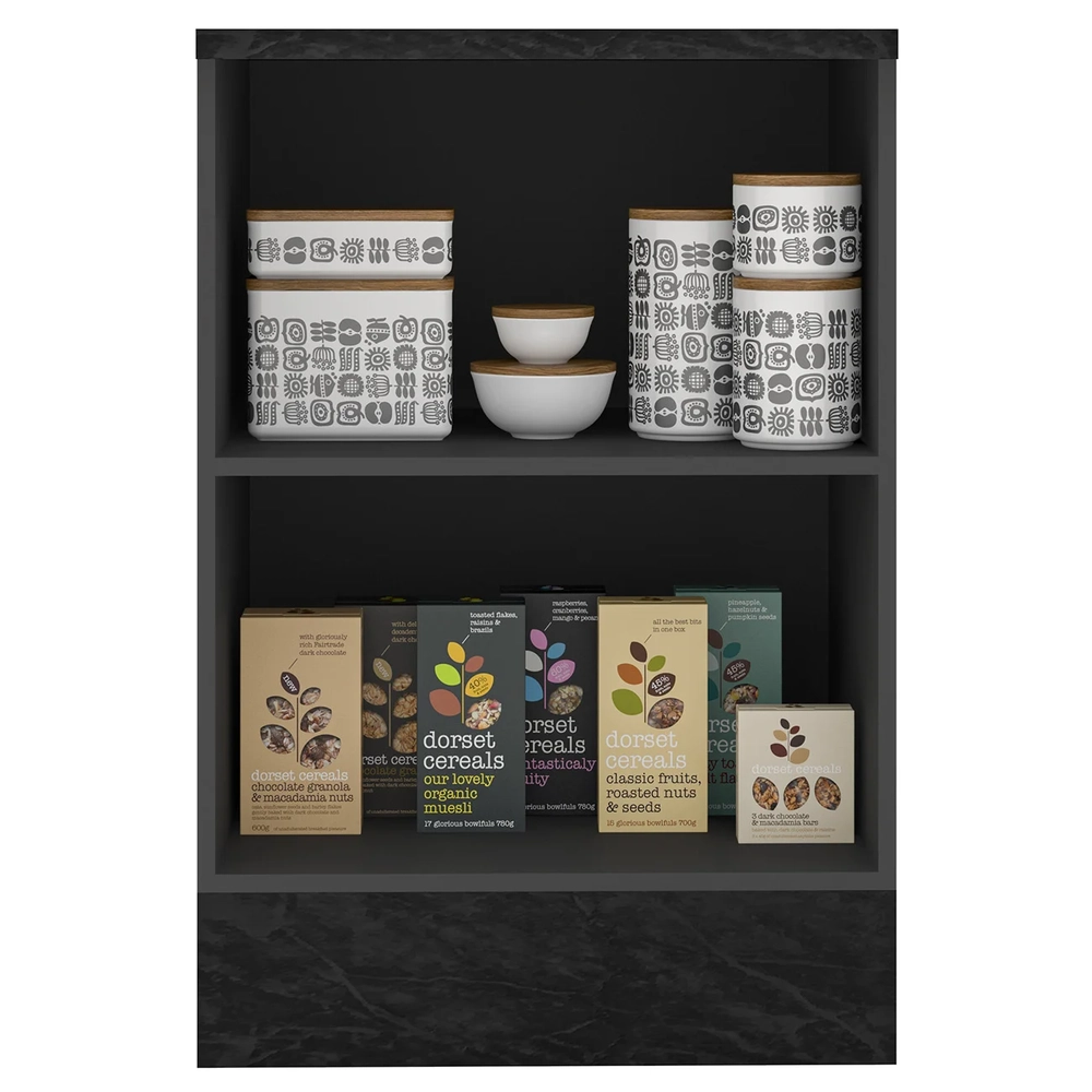 Balcão de Cozinha 58cm 1 Porta Grace Grafite Z44            - Mpozenato