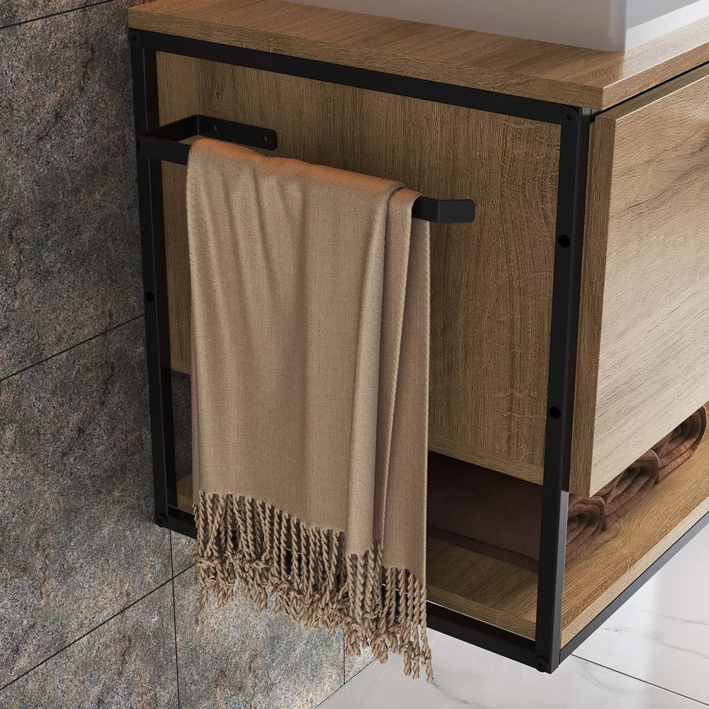 Gabinete de Banheiro Suspenso 80cm Para Cuba Yuri Mel Z54   - Mpozenato