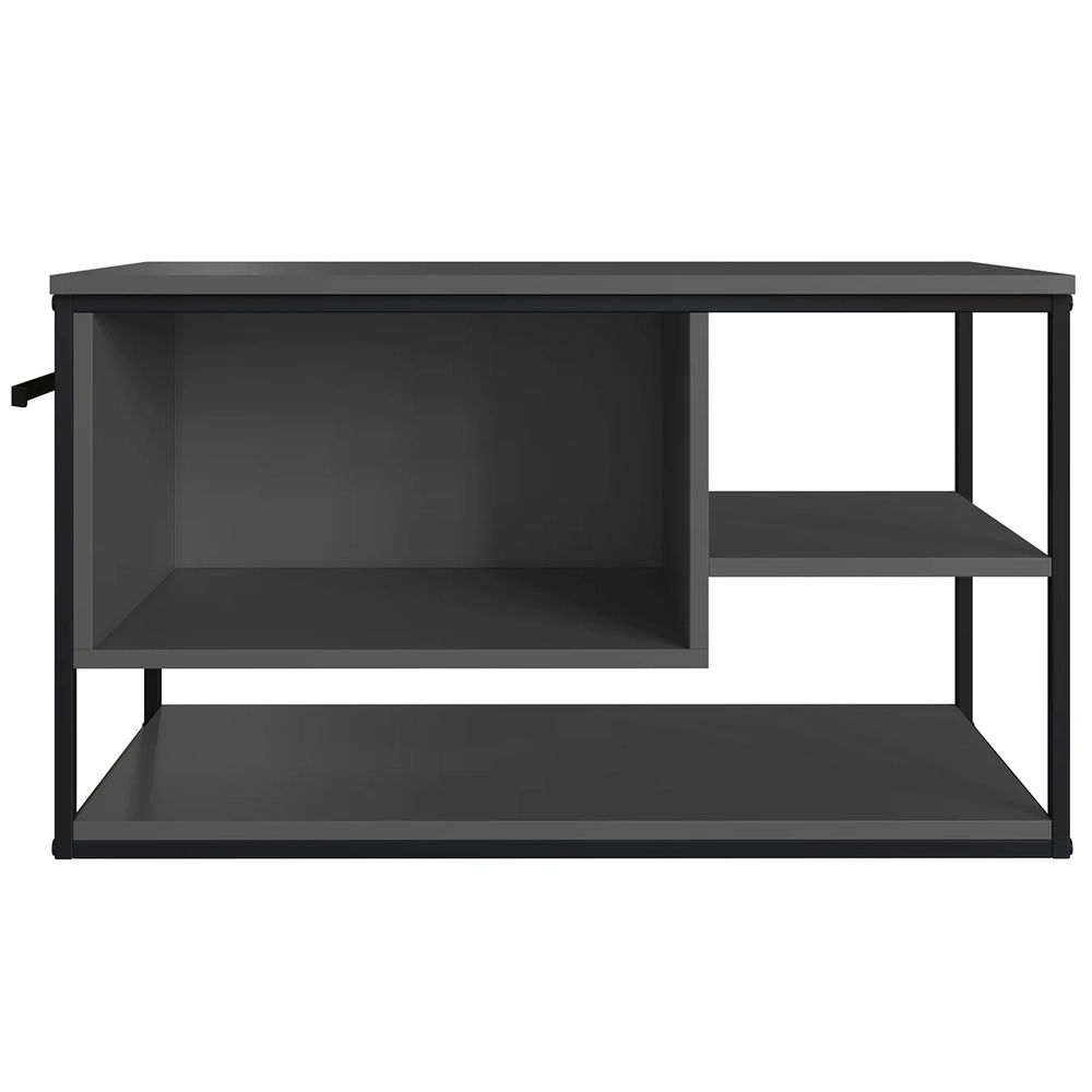 Gabinete de Banheiro Suspenso 80cm Para Cuba Yuri Grafite Z54 - Mpozenato