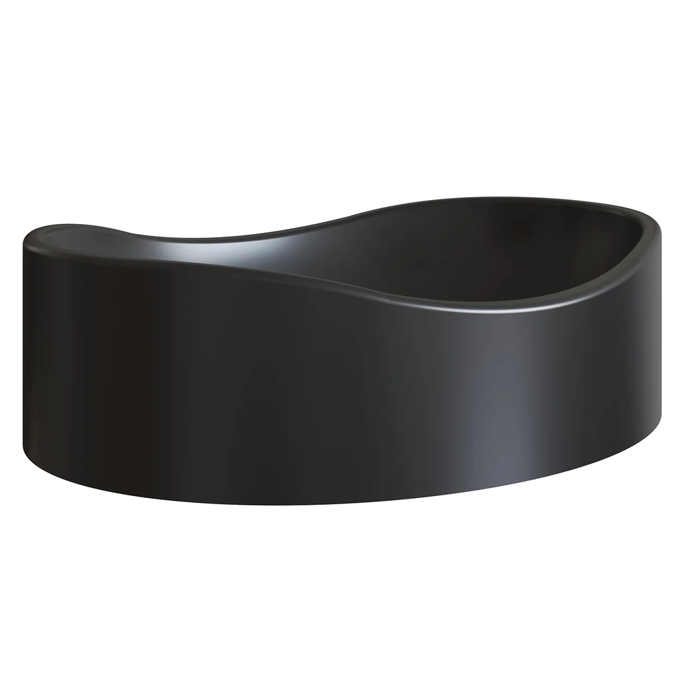 Gabinete Banheiro Suspenso 80cm Cuba Oval Ripy Grafite/Preto Z54 - Mpozenato