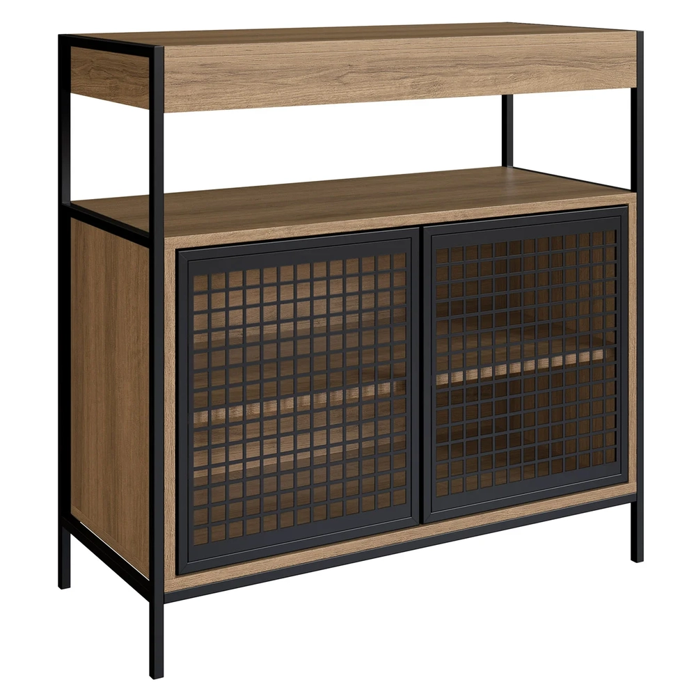 Gabinete de Banheiro Liny 80cm e Espelheira Moscow Mel Z54  - Mpozenato