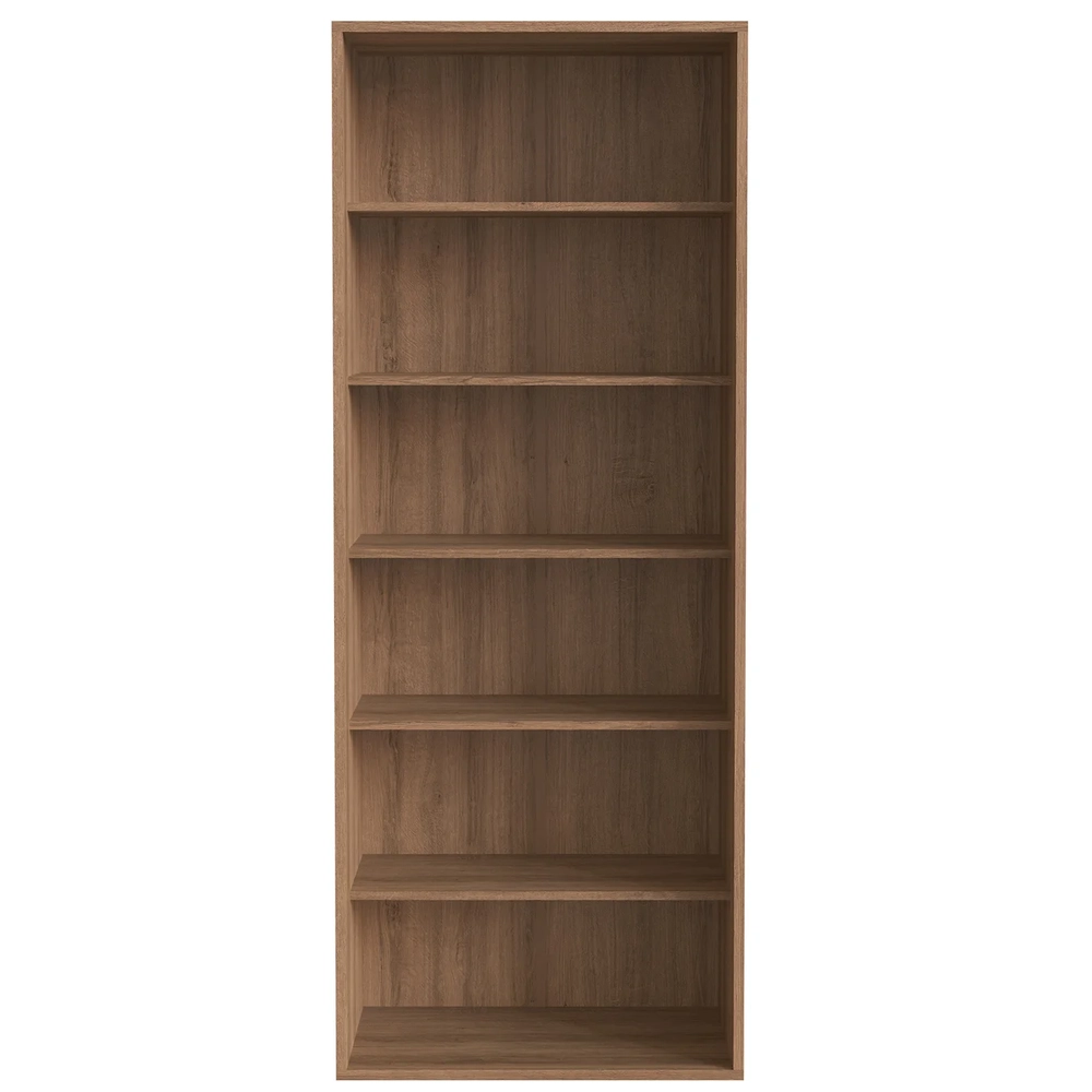 Estante Livreiro Multiuso 1 Porta Chelsy Grafite/Mel Z54    - Mpozenato