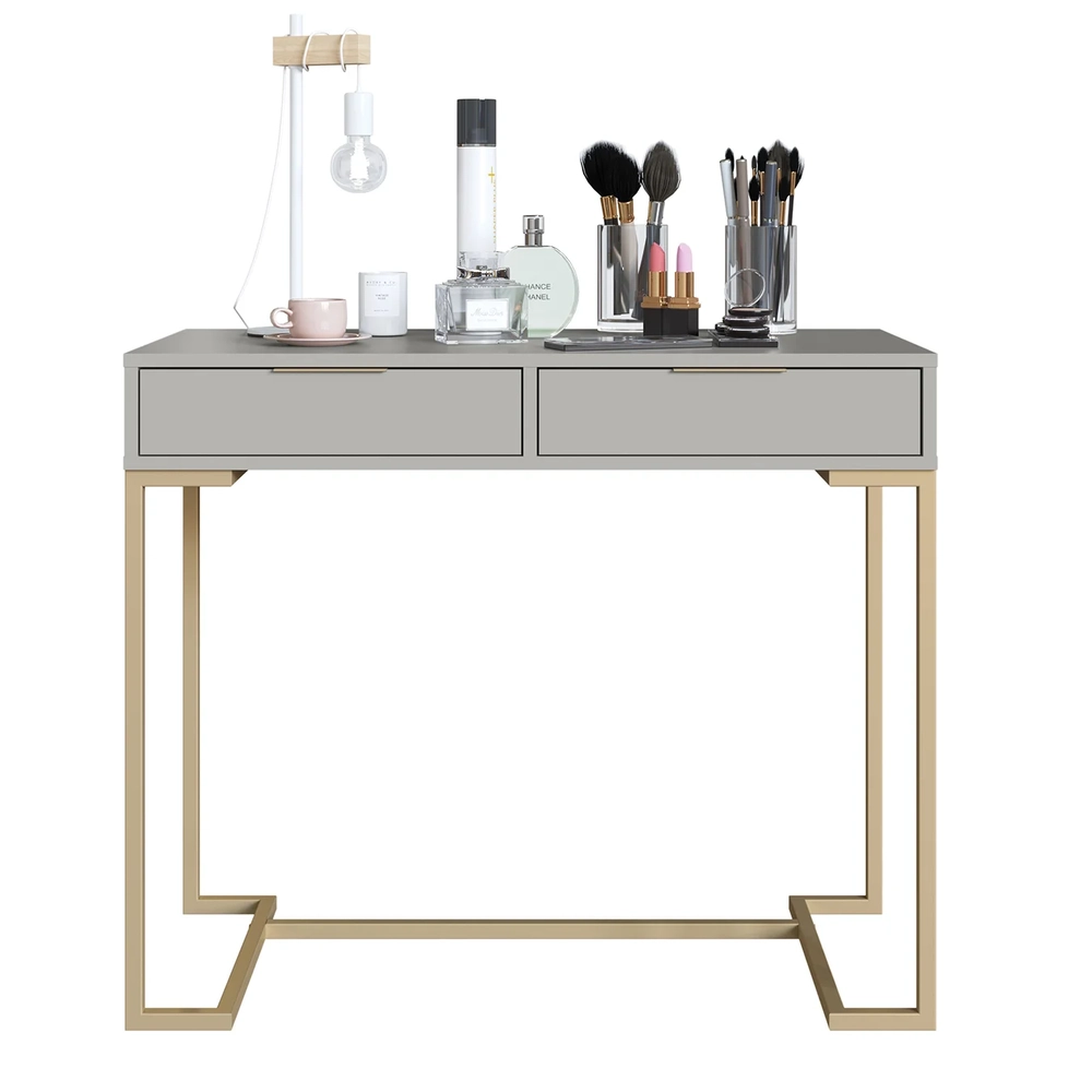 Penteadeira Escrivaninha Industrial 2 Gavetas Kate Arenas Z54 - Mpozenato