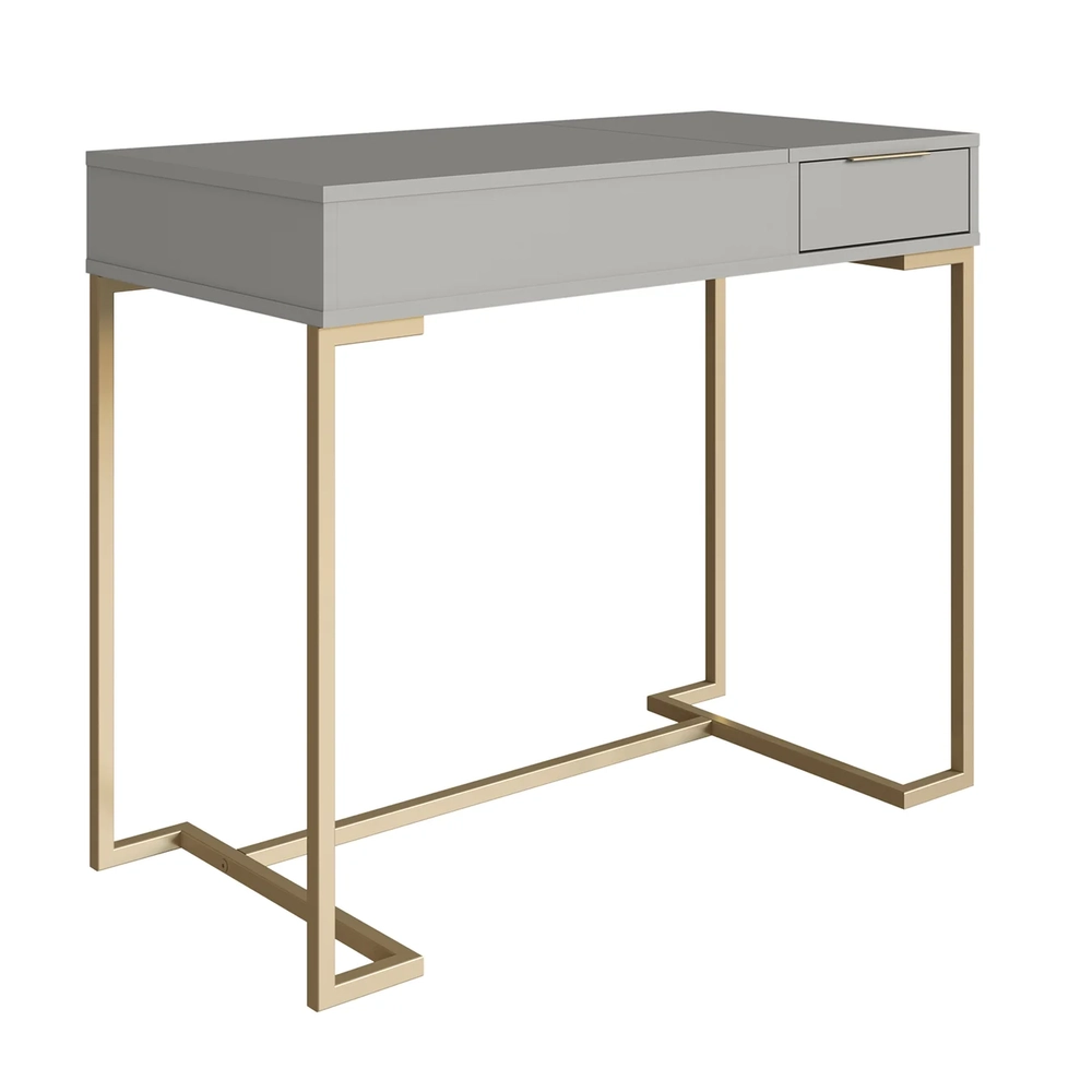 Penteadeira Escrivaninha Industrial com Espelho Dyana Arenas Z54 - Mpozenato