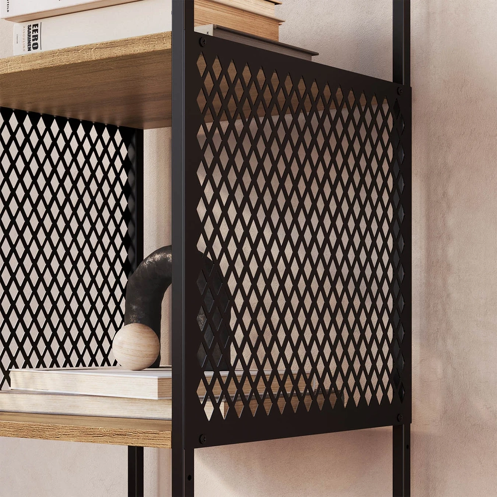 Estante Multiuso Industrial Alta com 4 Prateleiras Mel Z54 - Mpozenato