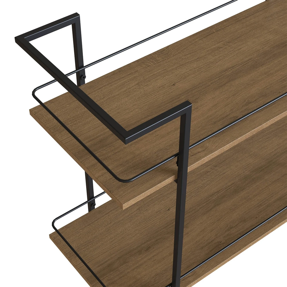 Carrinho Bar Industrial 2 Prateleiras 90cm Artho Mel Z54 - Mpozenato