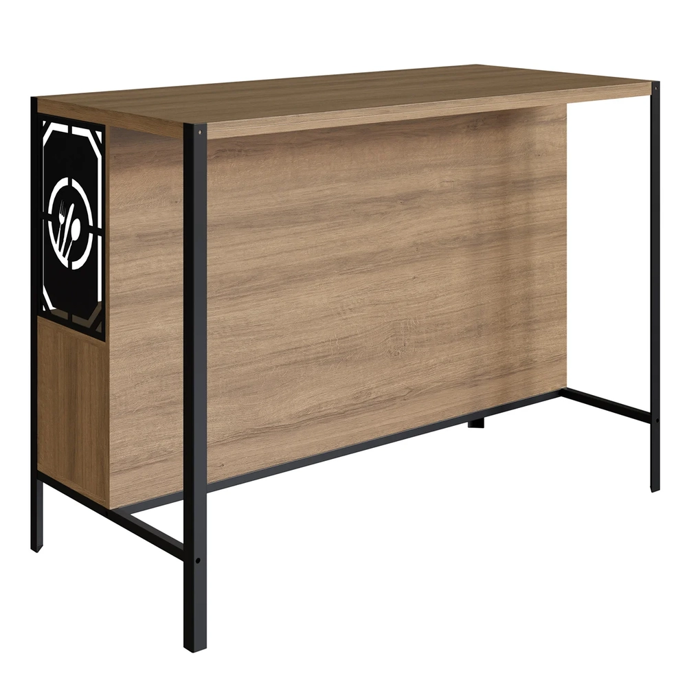 Mesa Bancada Gourmet Ilha Industrial Glenda Mel Z54 - Mpozenato