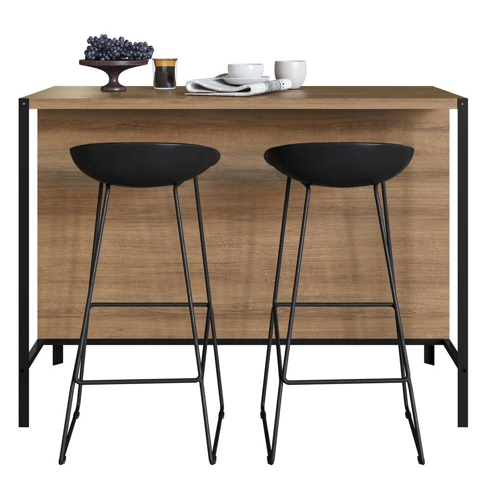 Mesa Bancada Gourmet Ilha Industrial Glenda Mel Z54 - Mpozenato