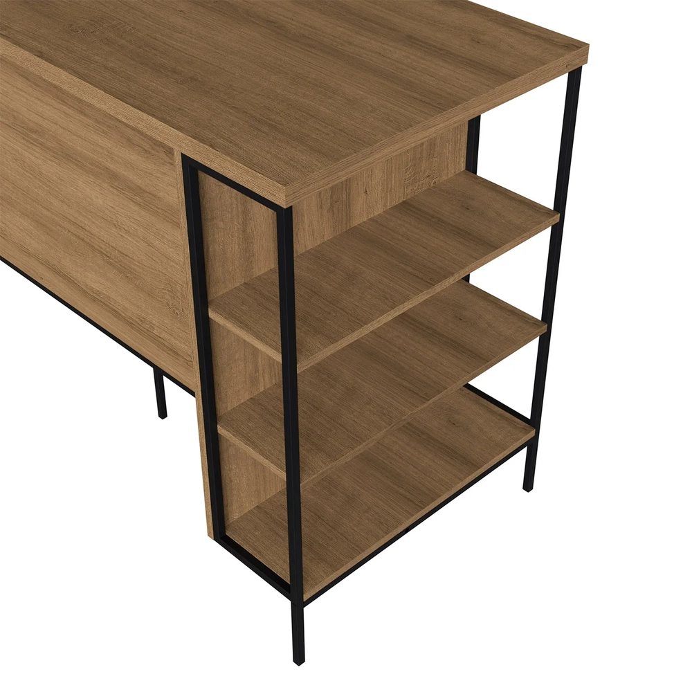 Mesa Bancada Ilha Industrial 2 Portas Jenny Mel Z54        - Mpozenato