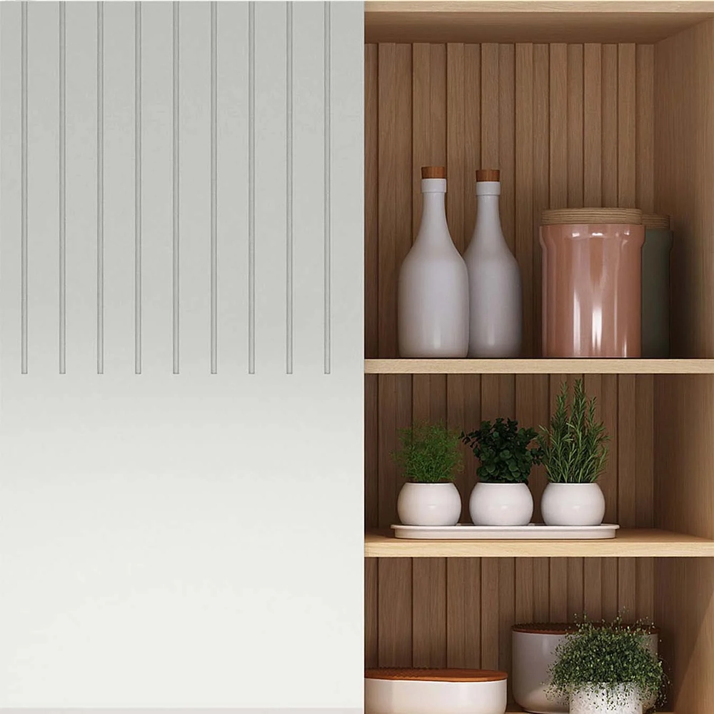 Armário de Cozinha 120cm 2 Portas Pierre Carvalho/Cinza L01 - Mpozenato