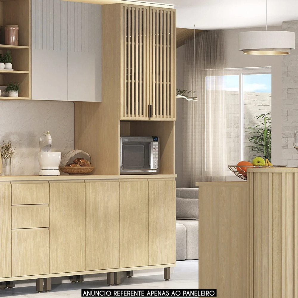 Paneleiro de Cozinha Para Micro-ondas Pierre Carvalho L01 - Mpozenato