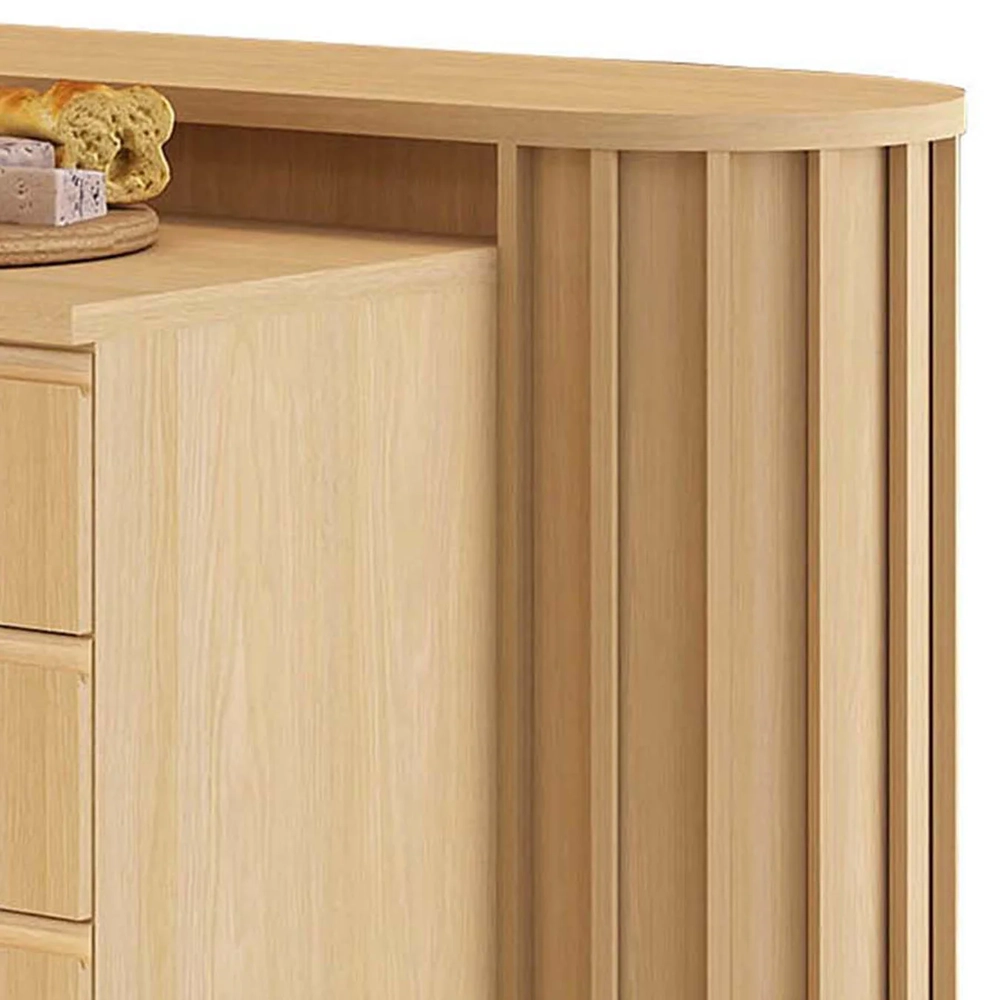 Balcão de Cozinha Tampo e Ilha 164cm Pierre Carvalho L01 - Mpozenato