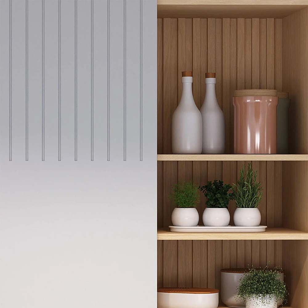 Armário de Cozinha 6 Peças CP01 e Tampo Pierre Carvalho/Cinza L01 - Mpozenato